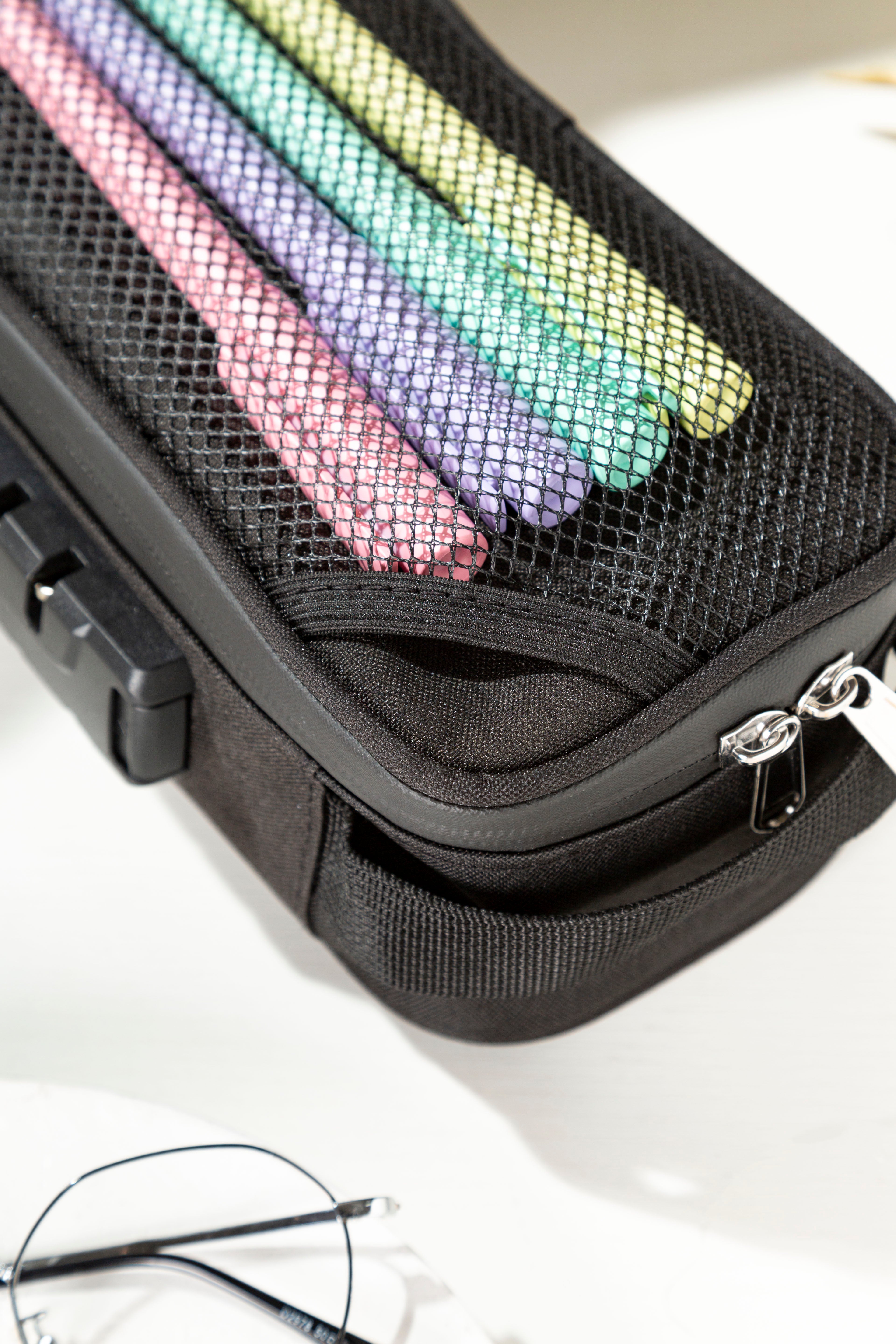 Stasheeze 21x10cm Smell Proof Carbon Lined Bag Water Proof TSA Lock Discreet Secure Box Portable Container