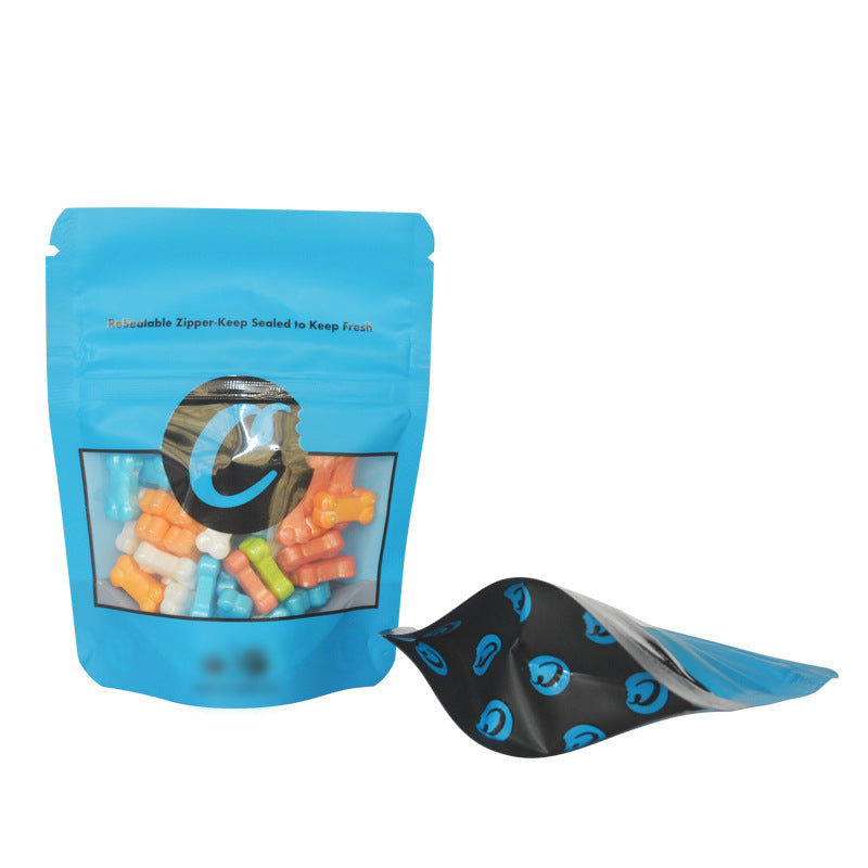 100pcs Cookies Baggies Parody Mix Pack Multiple Colours Funny Kitchen Supplies - Smell Proof Bag 9x7cm 1g Water Proof Odour Proof Thick Durable Plastic Clear See Through Transparent Cookie Mix Pack