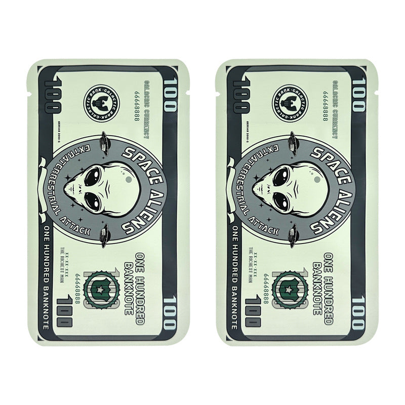 100pcs Euro British Pouch Quid Baggies Small to Large Mylar Baggies Parody Cookies Kitchen Supplies -  Smell Proof Bag 9x7cm 1g Water Proof Odour Proof Thick Durable Plastic Pounds