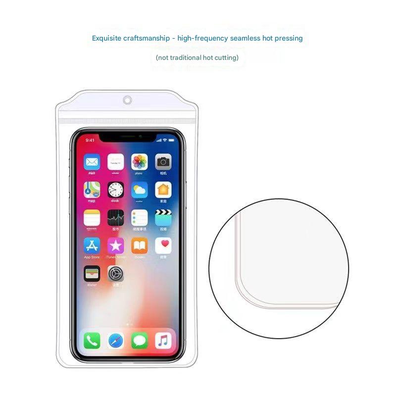 1 - 10 Pack Waterproof Phone Pouch Underwater Case phone sleeve for iPhone 17 Air 16 15 14 Plus Pro Max 13 12, Galaxy S24 Ultra S23 S22 Up to 7.0 inch Stash Easy