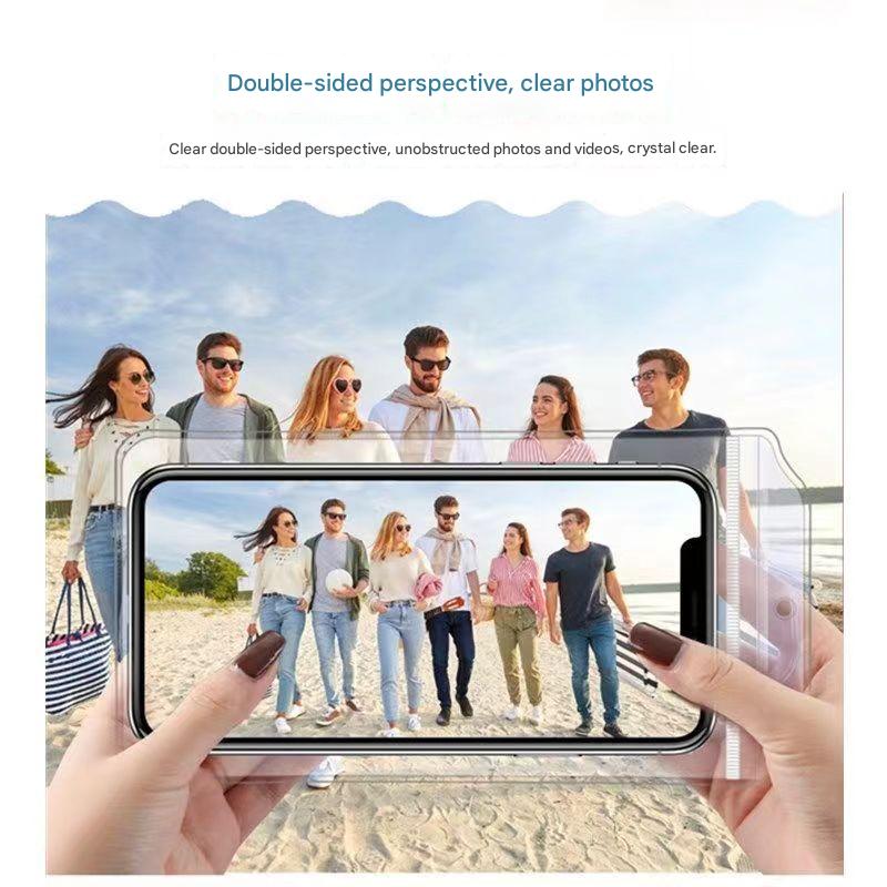 1 - 10 Pack Waterproof Phone Pouch Underwater Case phone sleeve for iPhone 17 Air 16 15 14 Plus Pro Max 13 12, Galaxy S24 Ultra S23 S22 Up to 7.0 inch Stash Easy