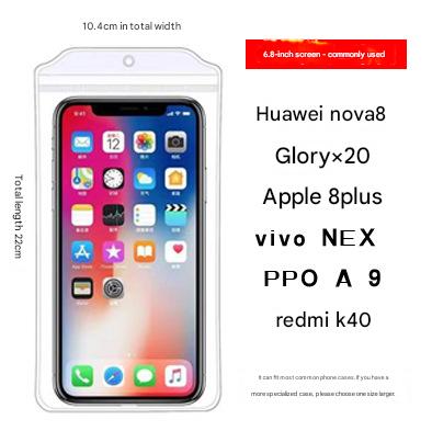 1 - 10 Pack Waterproof Phone Pouch Underwater Case phone sleeve for iPhone 17 Air 16 15 14 Plus Pro Max 13 12, Galaxy S24 Ultra S23 S22 Up to 7.0 inch Stash Easy