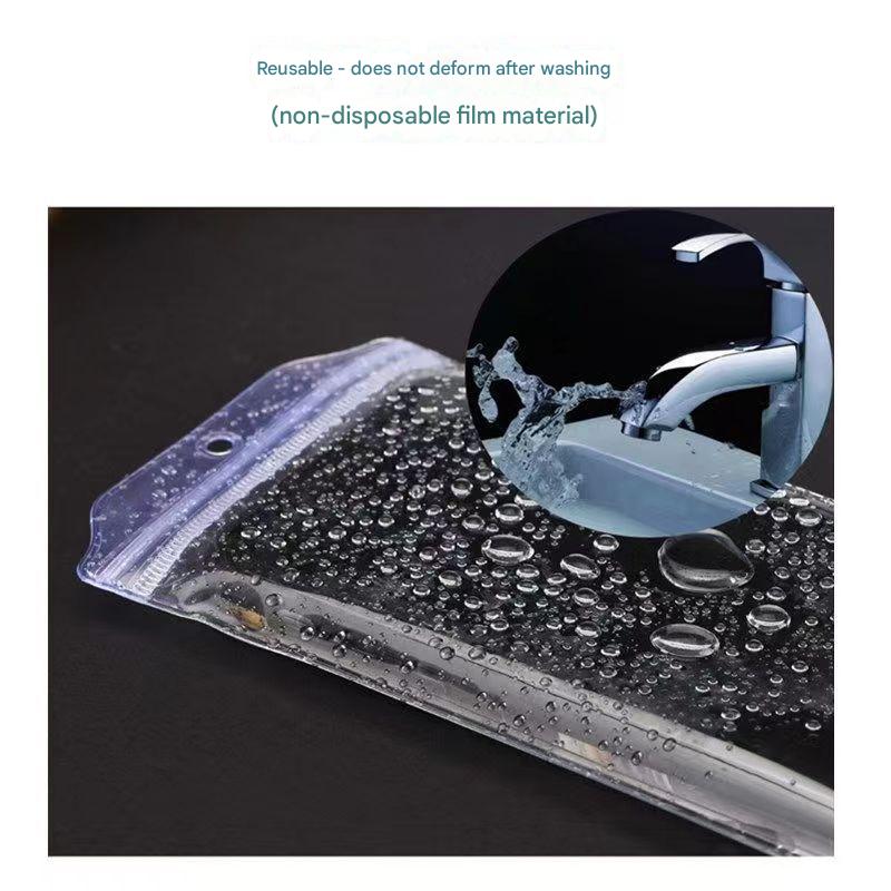 1 - 10 Pack Waterproof Phone Pouch Underwater Case phone sleeve for iPhone 17 Air 16 15 14 Plus Pro Max 13 12, Galaxy S24 Ultra S23 S22 Up to 7.0 inch Stash Easy