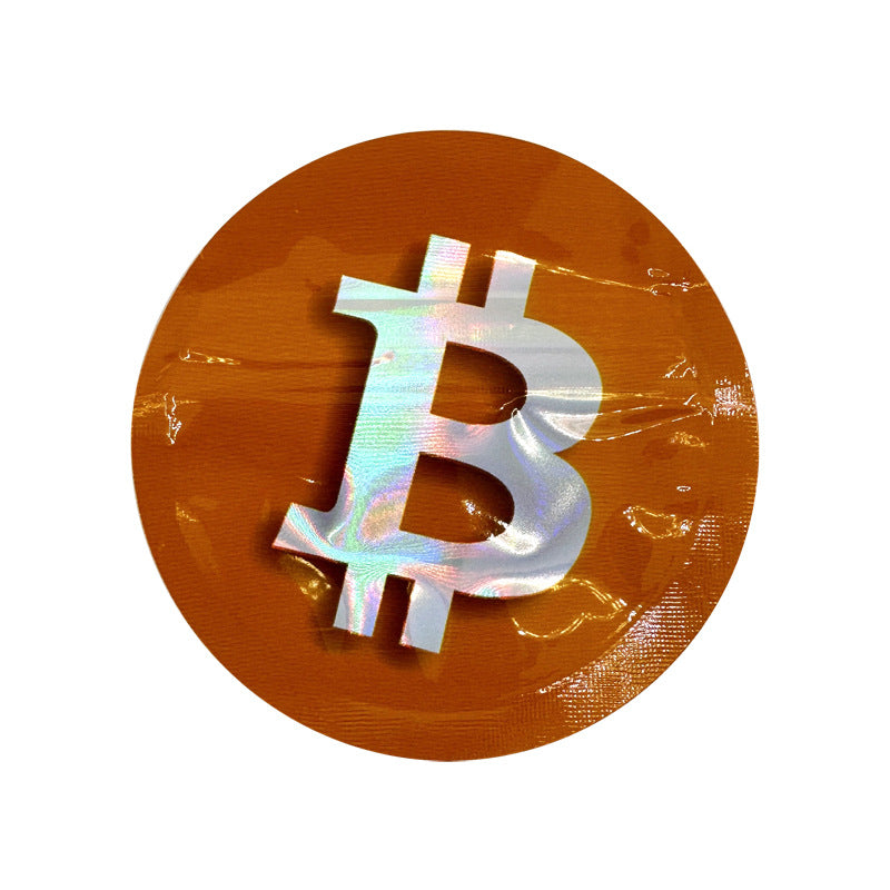 100pcs Mylar Baggies Parody Crypto Funny Kitchen Supplies - Smell Proof Bag 9x7cm 1g Water Proof Odour Proof Thick Durable Plastic