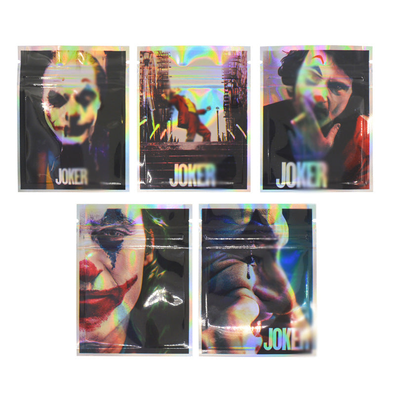 100pcs Mylar Baggies Parody Joker Kitchen Supplies - Smell Proof Bag