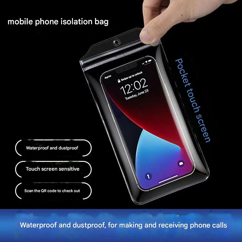 1 - 10 Pack Waterproof Phone Pouch Underwater Case phone sleeve for iPhone 17 Air 16 15 14 Plus Pro Max 13 12, Galaxy S24 Ultra S23 S22 Up to 7.0 inch Stash Easy