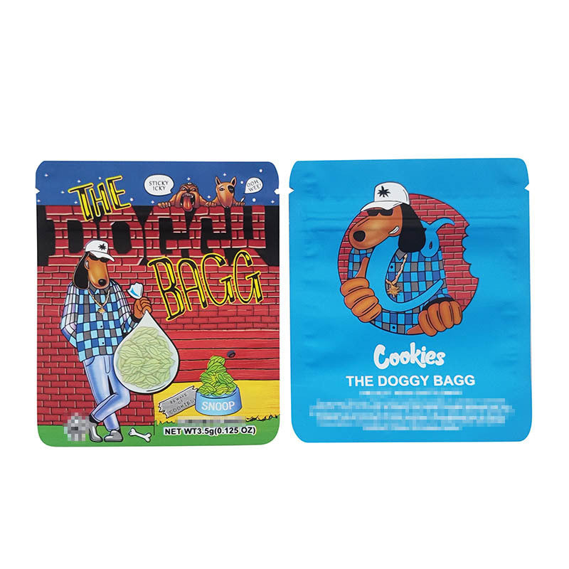 100pcs Mylar Baggies Parody Cookies Kitchen Supplies - Smell Proof Bag 9x7cm 1g Water Proof Odour Proof Thick Durable Plastic
