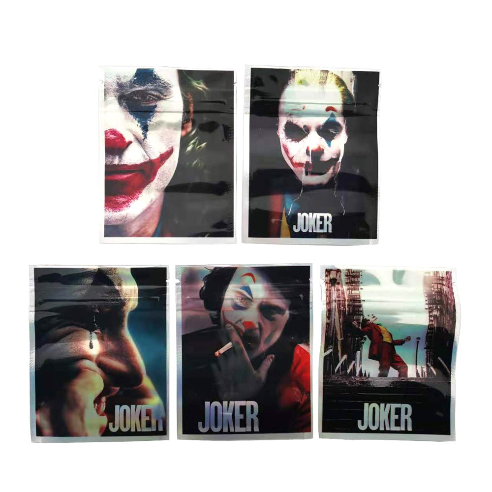 100pcs Mylar Baggies Parody Joker Kitchen Supplies - Smell Proof Bag