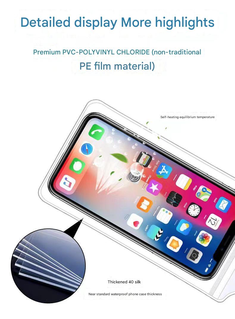 1 - 10 Pack Waterproof Phone Pouch Underwater Case phone sleeve for iPhone 17 Air 16 15 14 Plus Pro Max 13 12, Galaxy S24 Ultra S23 S22 Up to 7.0 inch Stash Easy