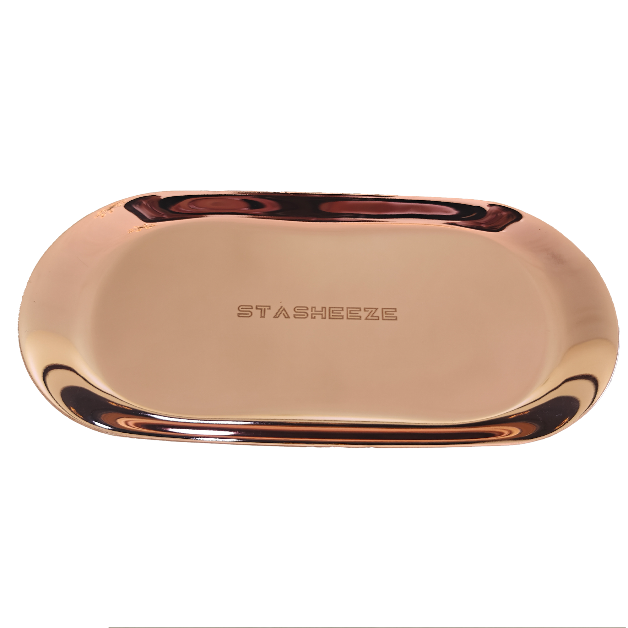 Stasheeze 18x8cm Rolling Tray Small-Medium Size Metal Lasered Engraved Tray. Fits inside a Stasheeze Bag