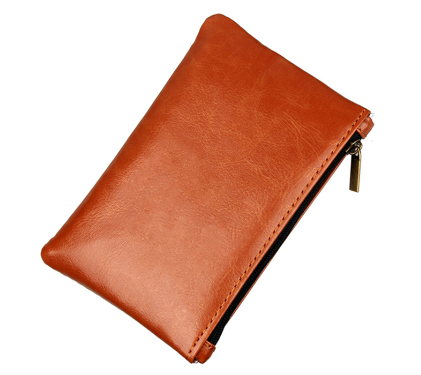 Stasheeze Soft Leather 14x9CM Tobacoo Pouch Baci Brown Bag Water Proof UK Anti Drying Tecnology Lining Leather Brown or Black