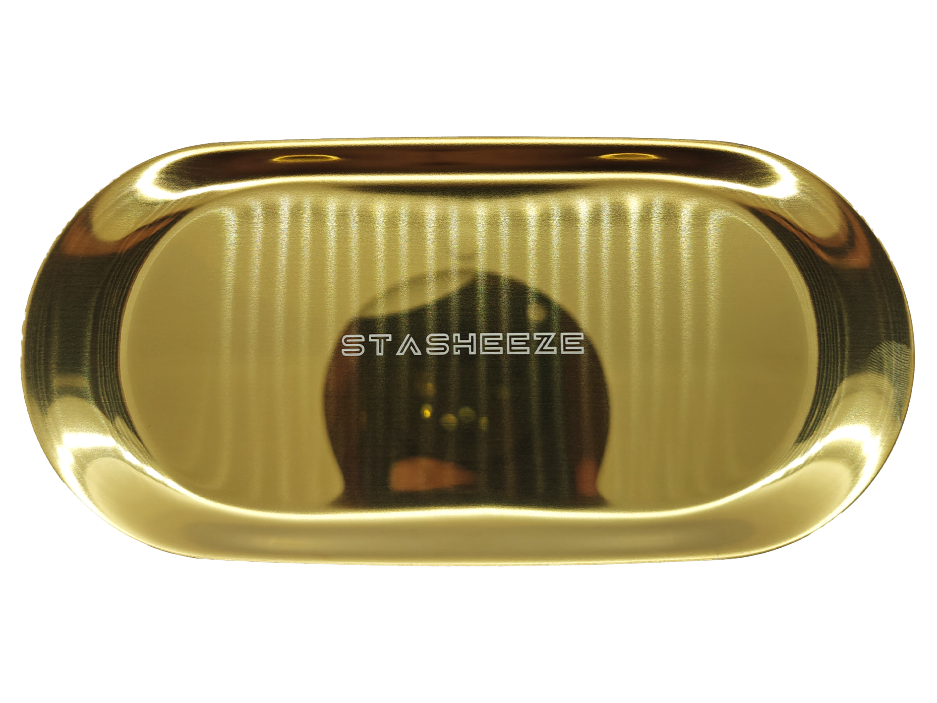 Stasheeze 18x8cm Rolling Tray Small-Medium Size Metal Lasered Engraved Tray. Fits inside a Stasheeze Bag