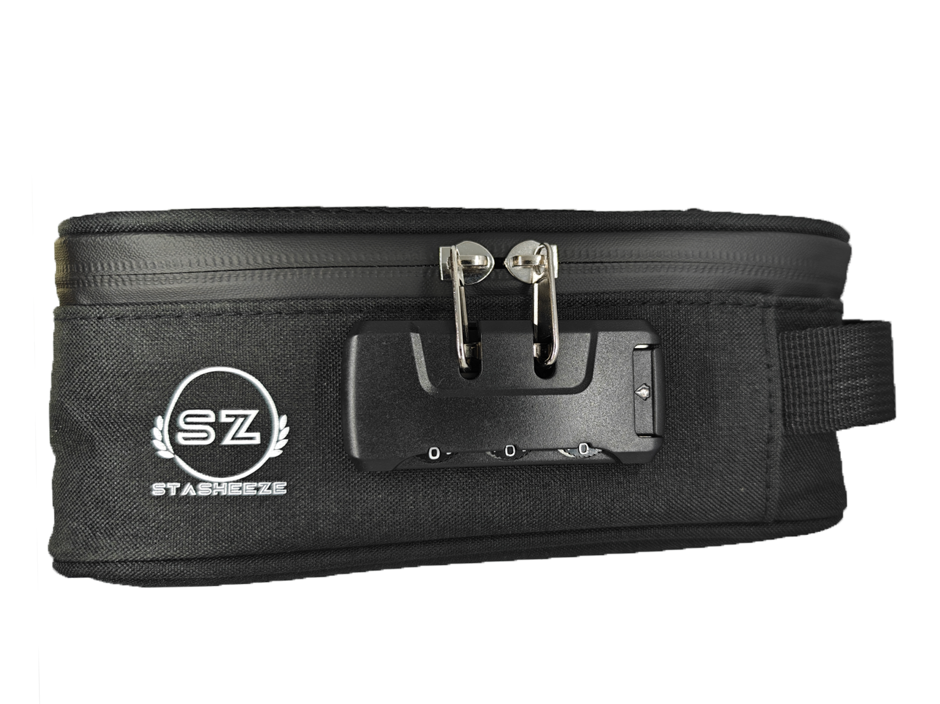 Stasheeze 21x10cm Smell Proof Carbon Lined Bag Water Proof TSA Lock Discreet Secure Box Portable Container