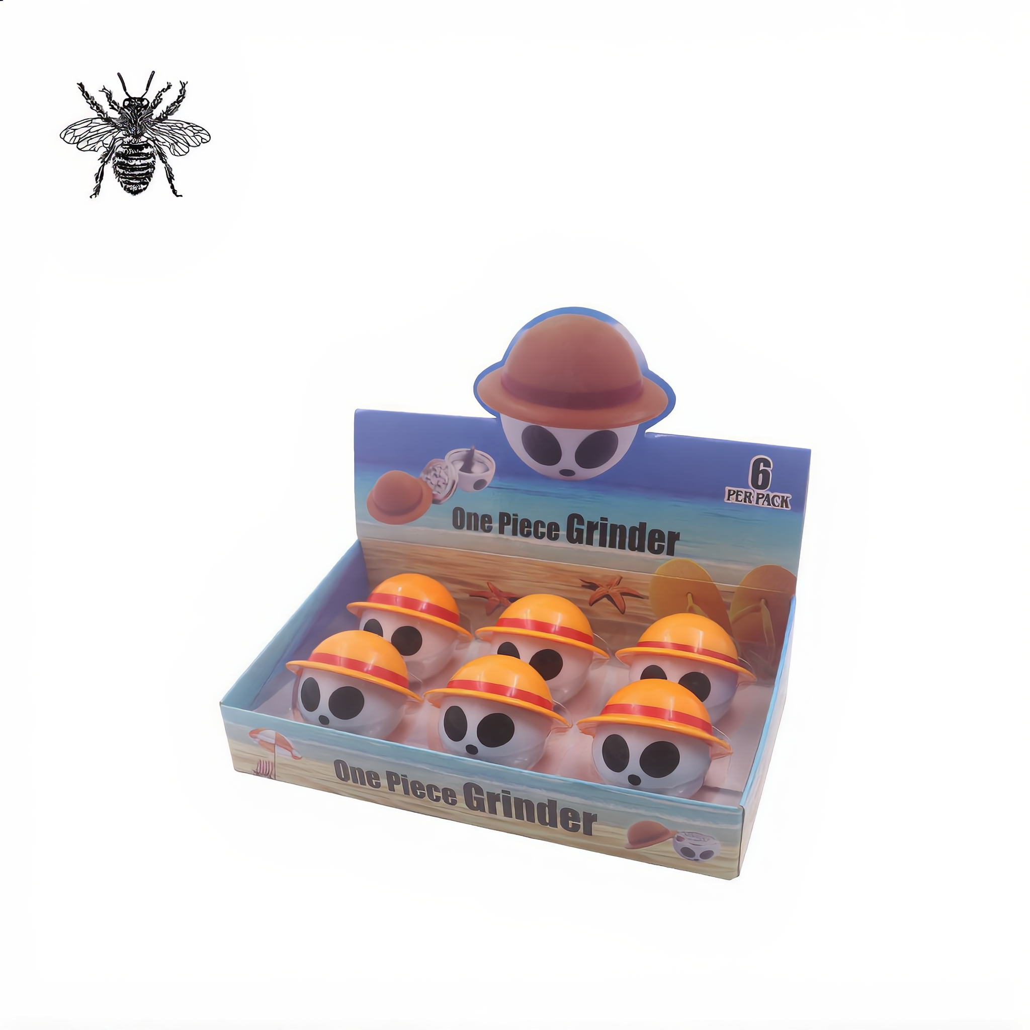 Metal Tobacco Herb Grinder 3 Layer Herb Crusher  New UK Anime Japanese One Piece Parody Design Discrete Hidden Grinder