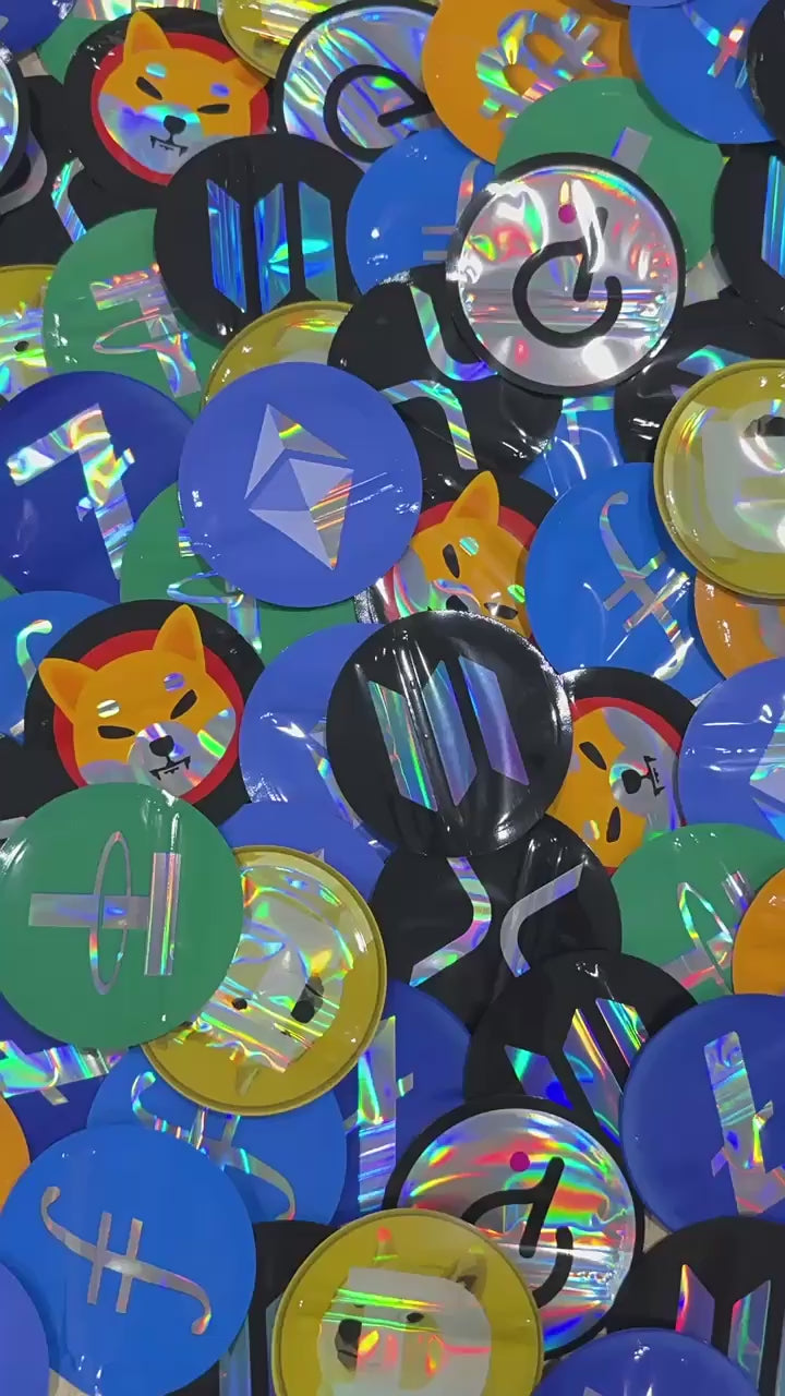 100pcs Mylar Baggies Parody Crypto Funny Kitchen Supplies - Smell Proof Bag 9x7cm 1g Water Proof Odour Proof Thick Durable Plastic