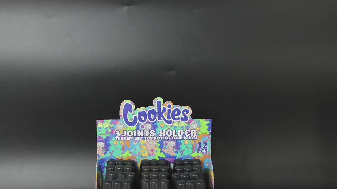 Stasheeze Smell Triple Proof Cone Holder Tube Stash Pre Rolled Storage Cookies Triple Rick and Morty